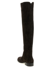 Gianvito Rossi Moka Suede Over The Knee Boots