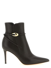 Gianvito Rossi Brown Lambskin Ankle Boots