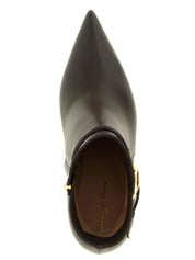 Gianvito Rossi Brown Lambskin Ankle Boots