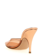 Gianvito Rossi Orange Polyethylene Stiletto Heel Sandals