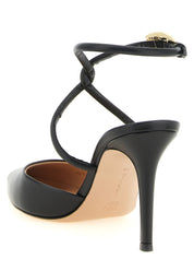 Gianvito Rossi Black Lamb Nappa Leather High-Heel Pumps