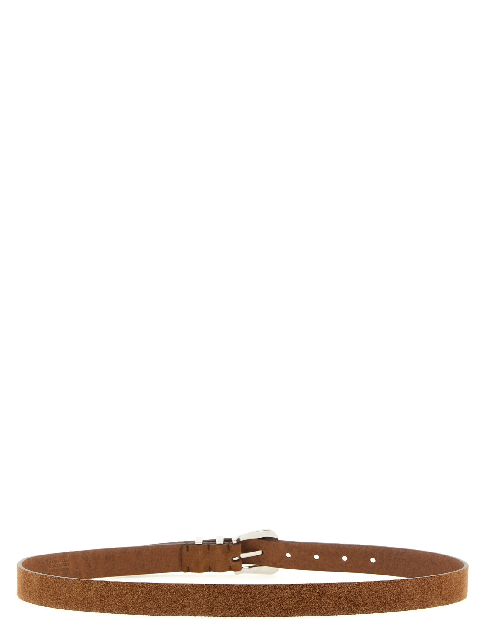 Brunello Cucinelli Brown Calfskin Regular Belt