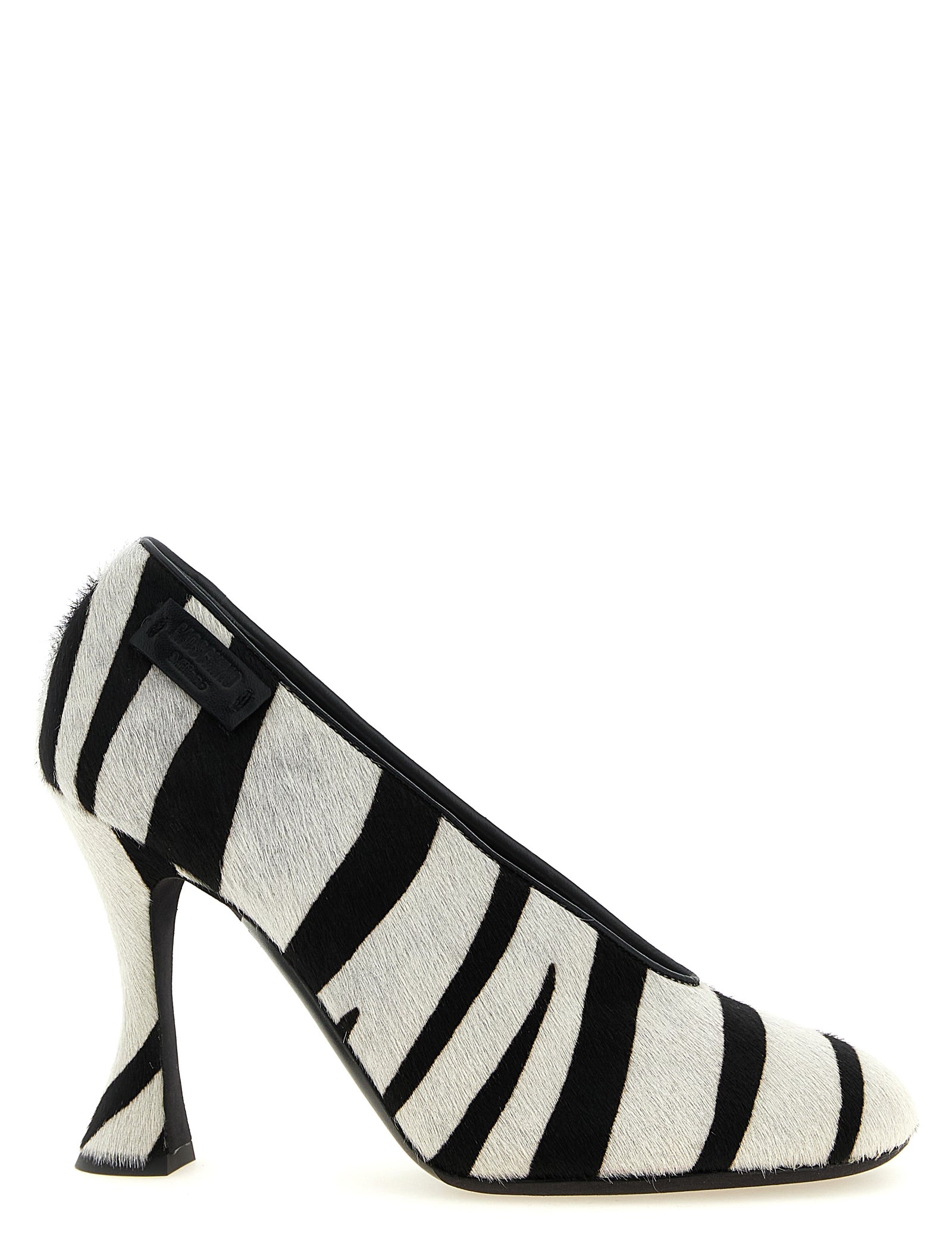 Black Calfskin High Heel Pumps