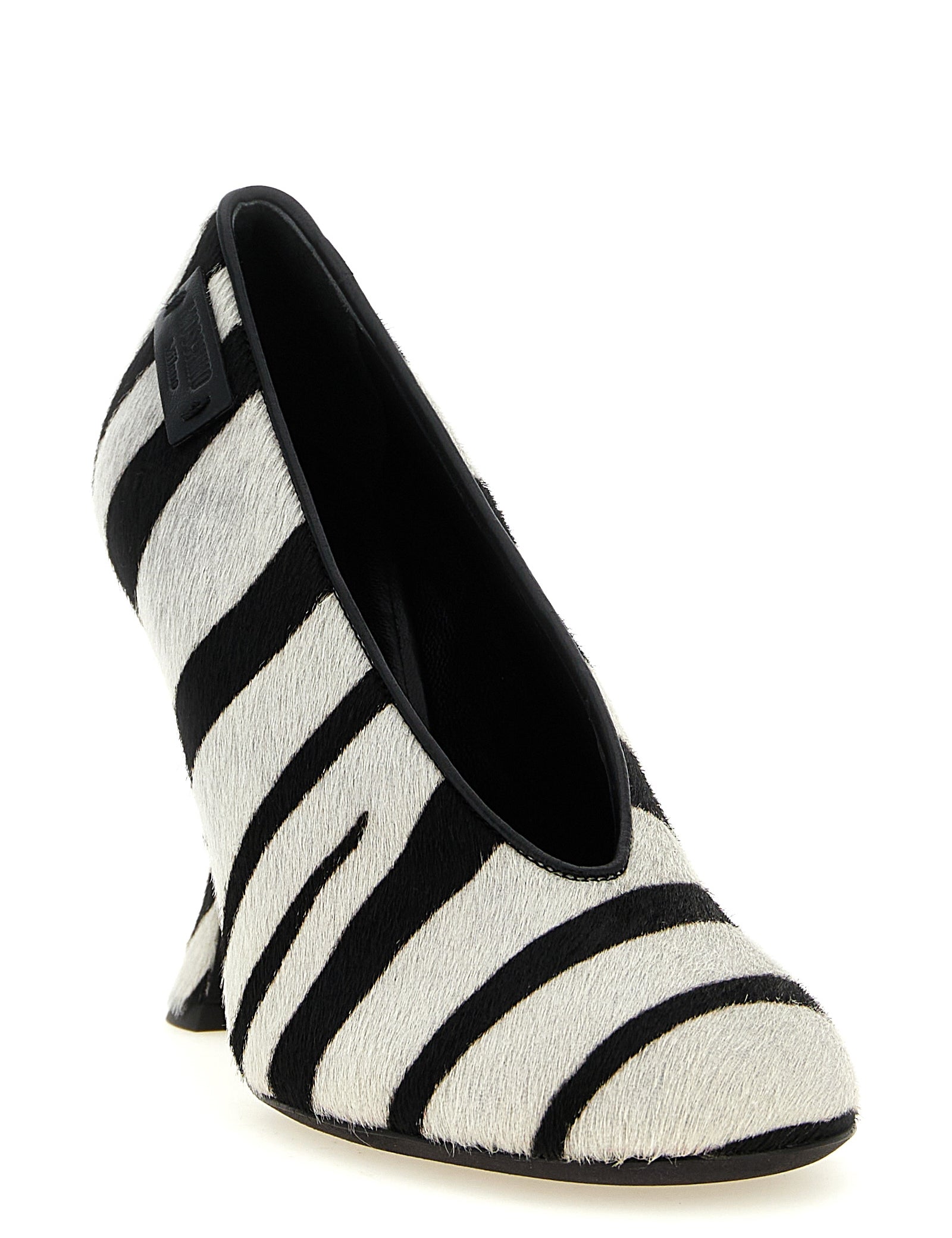 Black Calfskin High Heel Pumps