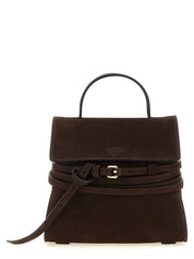 Moschino Dark Brown Calfskin Handbag