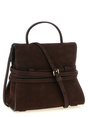 Moschino Dark Brown Calfskin Handbag