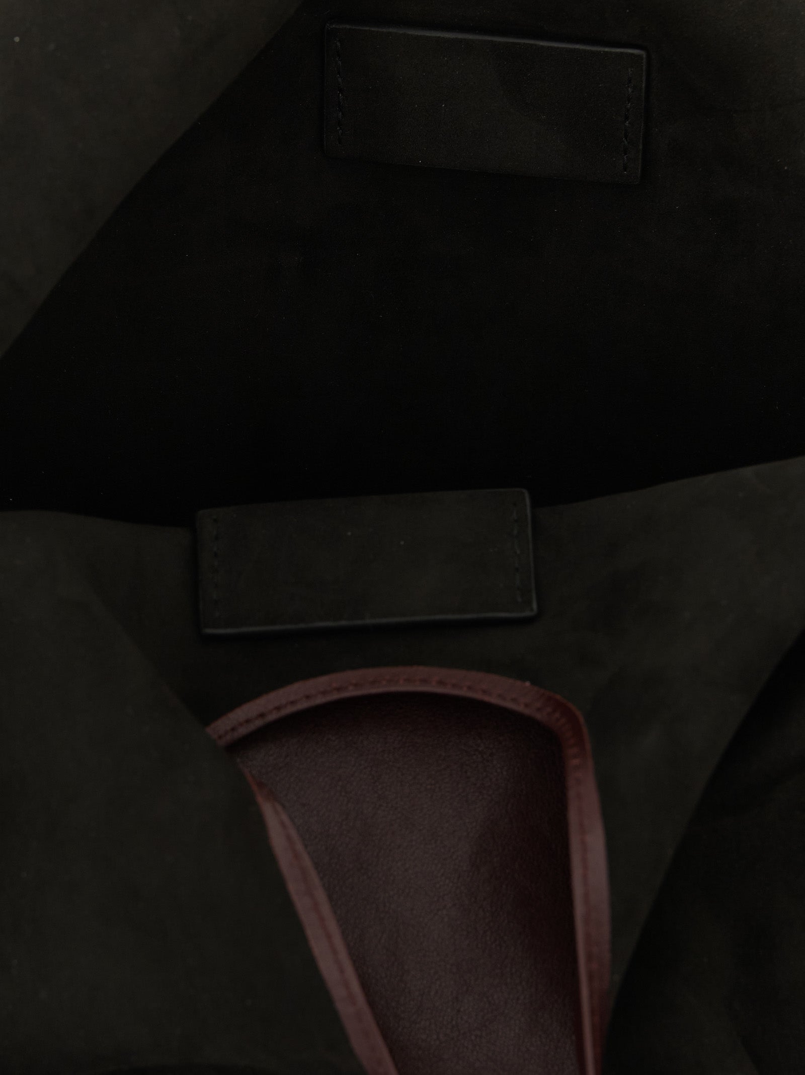 Maison Margiela Bordeaux Lambskin Shoulder Bag