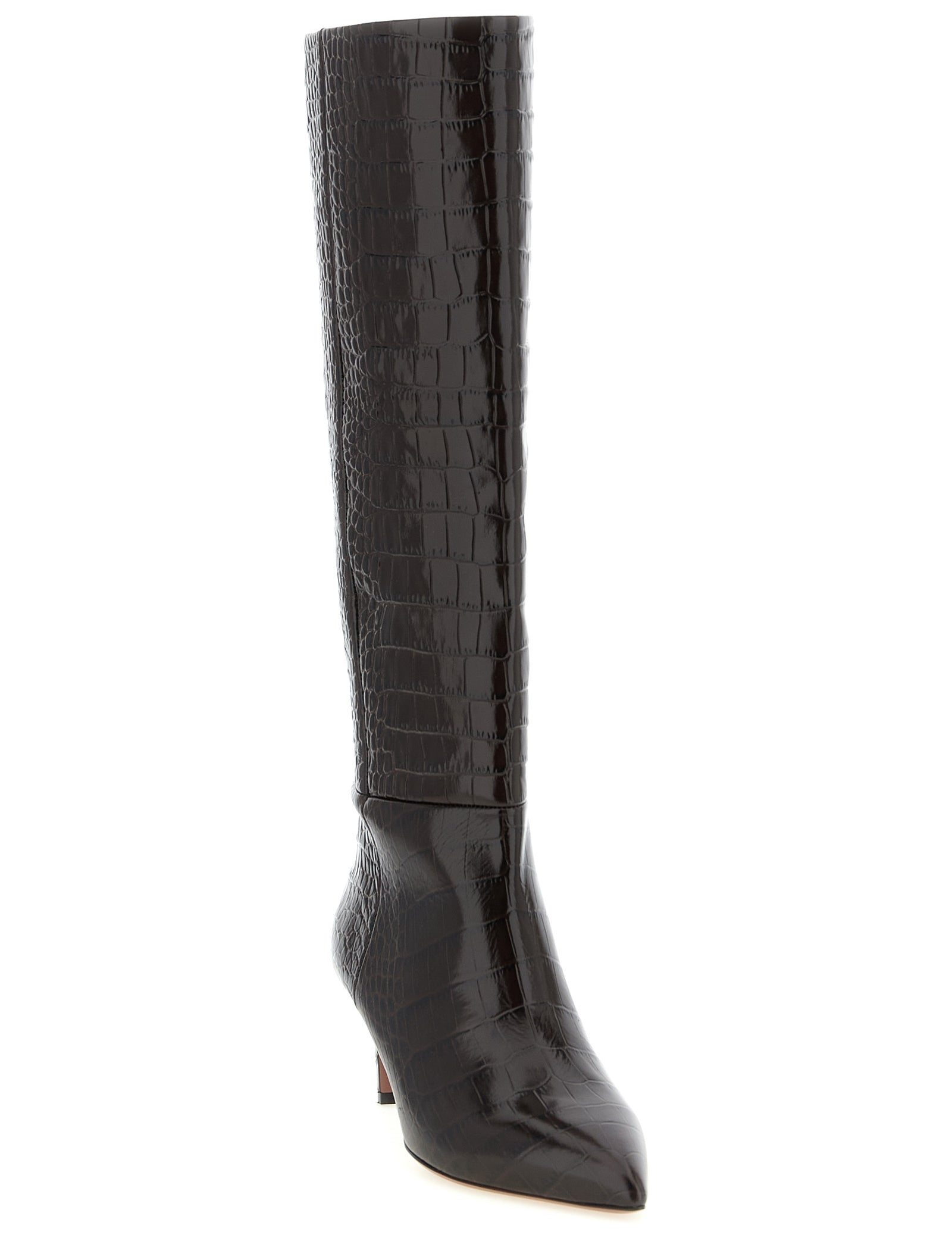 Paris Texas Brown Calfskin Over The Knee Boots