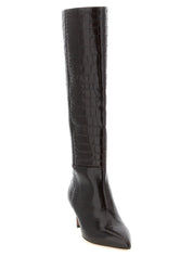 Paris Texas Brown Calfskin Over The Knee Boots