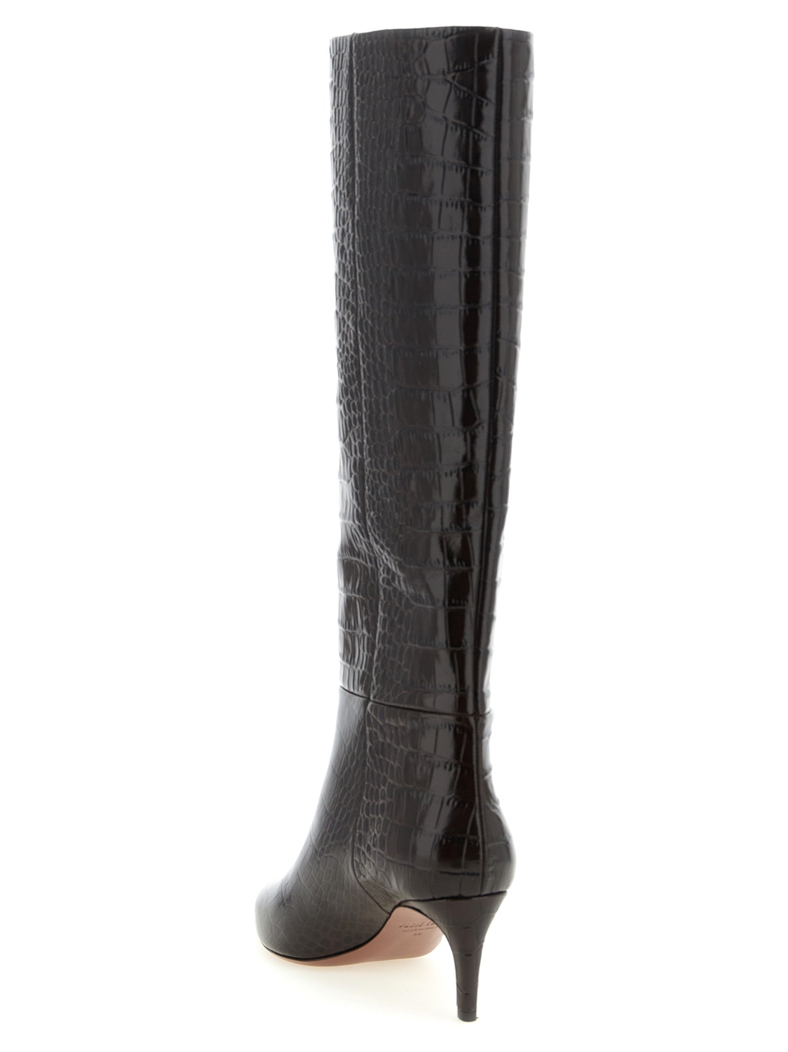 Paris Texas Brown Calfskin Over The Knee Boots