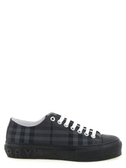 Burberry Gray Polyamide Low Top Sneakers