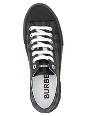 Burberry Gray Polyamide Low Top Sneakers