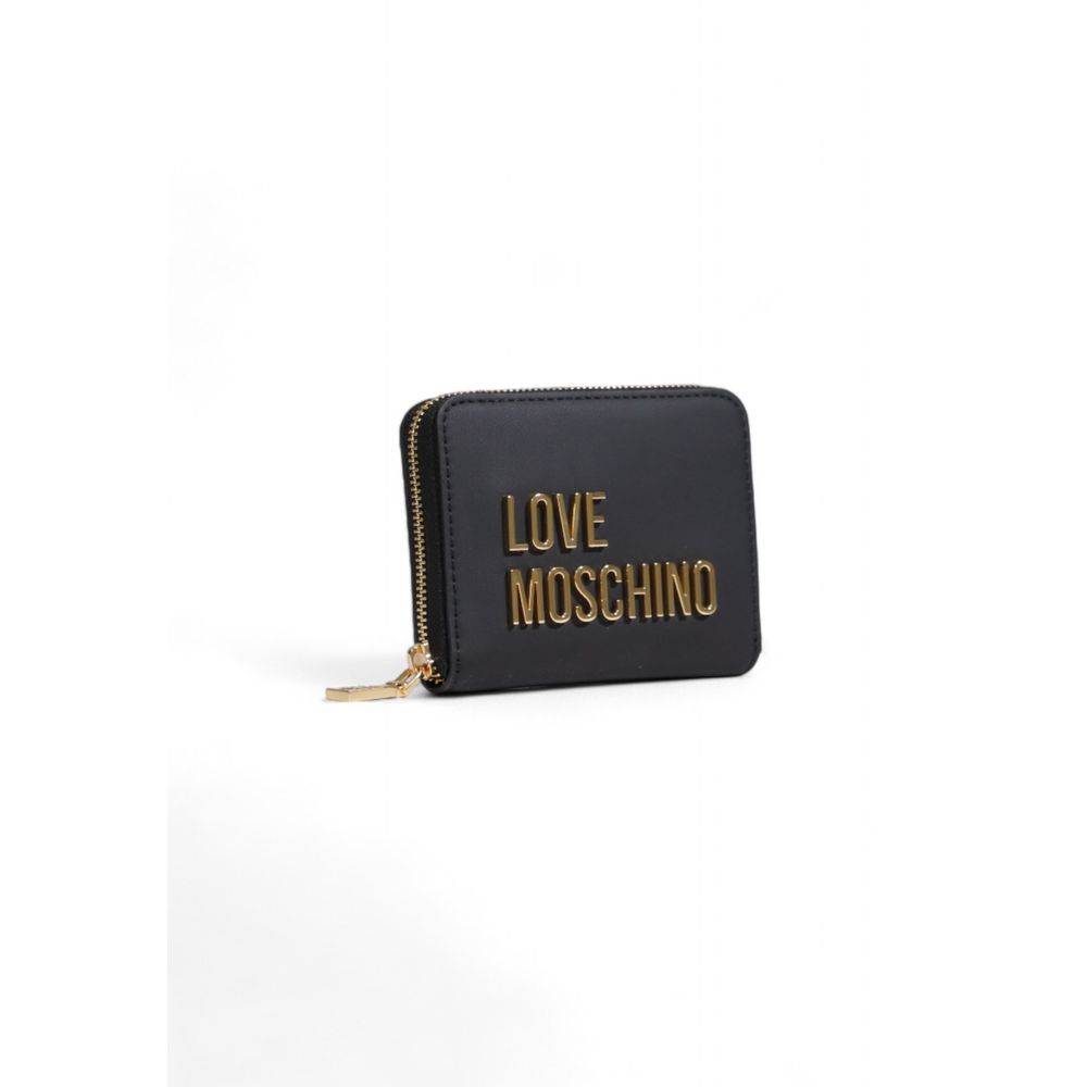 Love Moschino Black Polyurethane Wallet