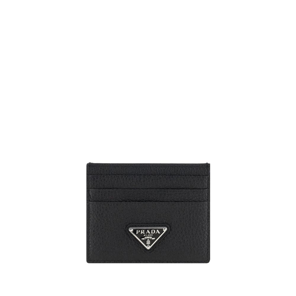 Prada Black Calf Leather Wallet