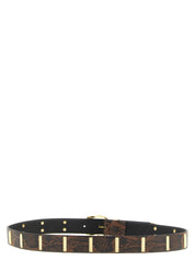 PINKO Gray Calfskin Regular Belt