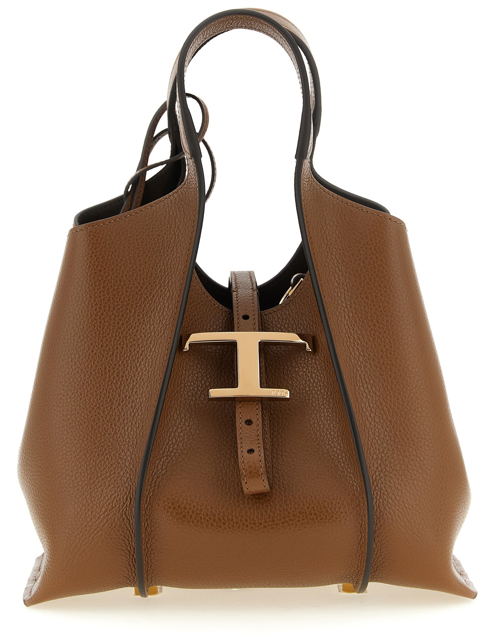 Tod's Brown Calfskin Mini Handbag