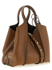 Tod's Brown Calfskin Mini Handbag