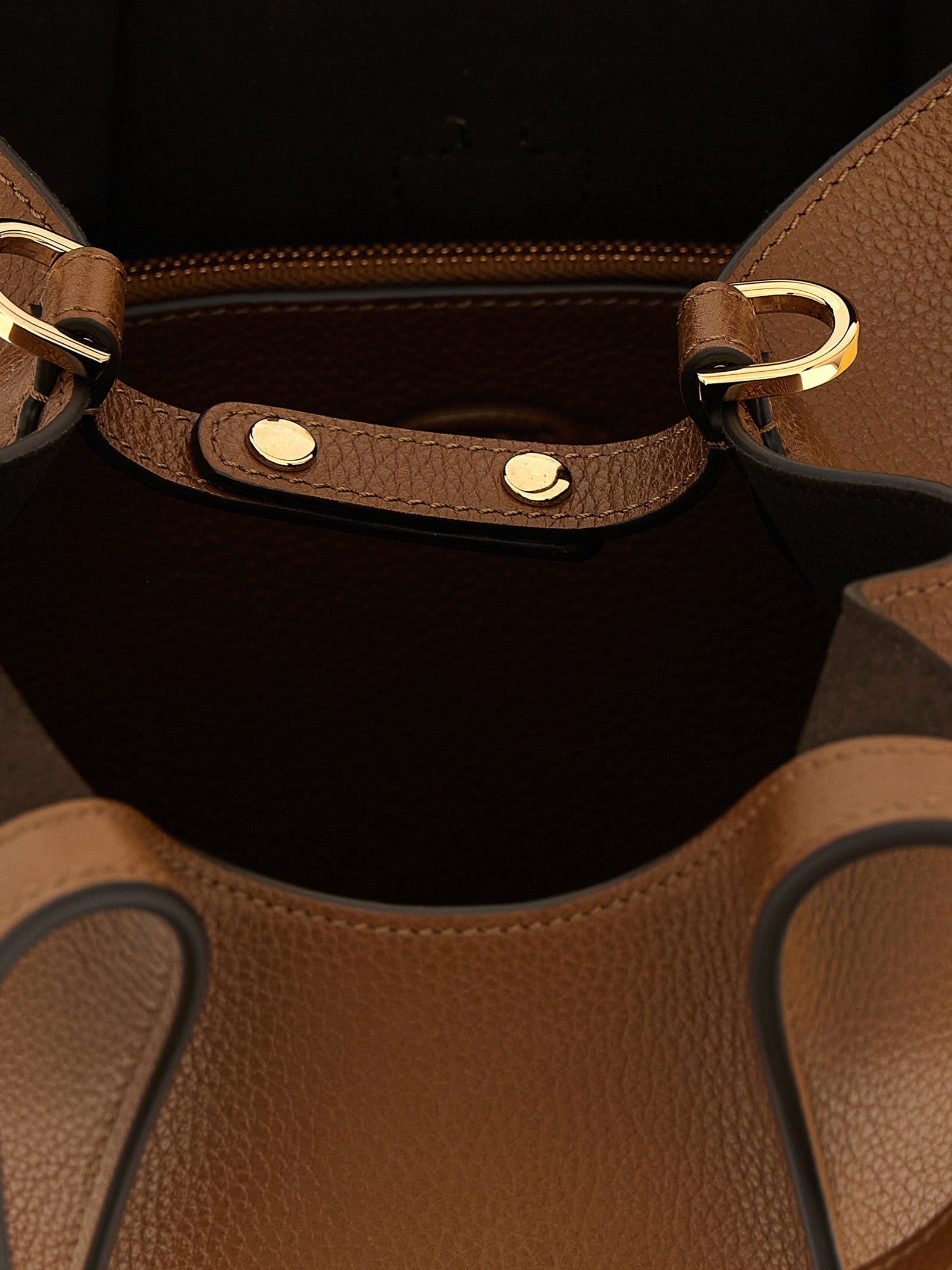 Tod's Brown Calfskin Mini Handbag