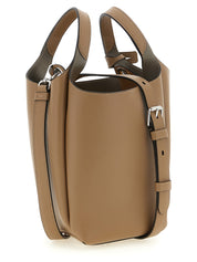 Tod's Brown Calfskin Mini Bucket Bag
