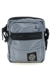 Stone Island Gray Nylon Metal Crossbody Bag