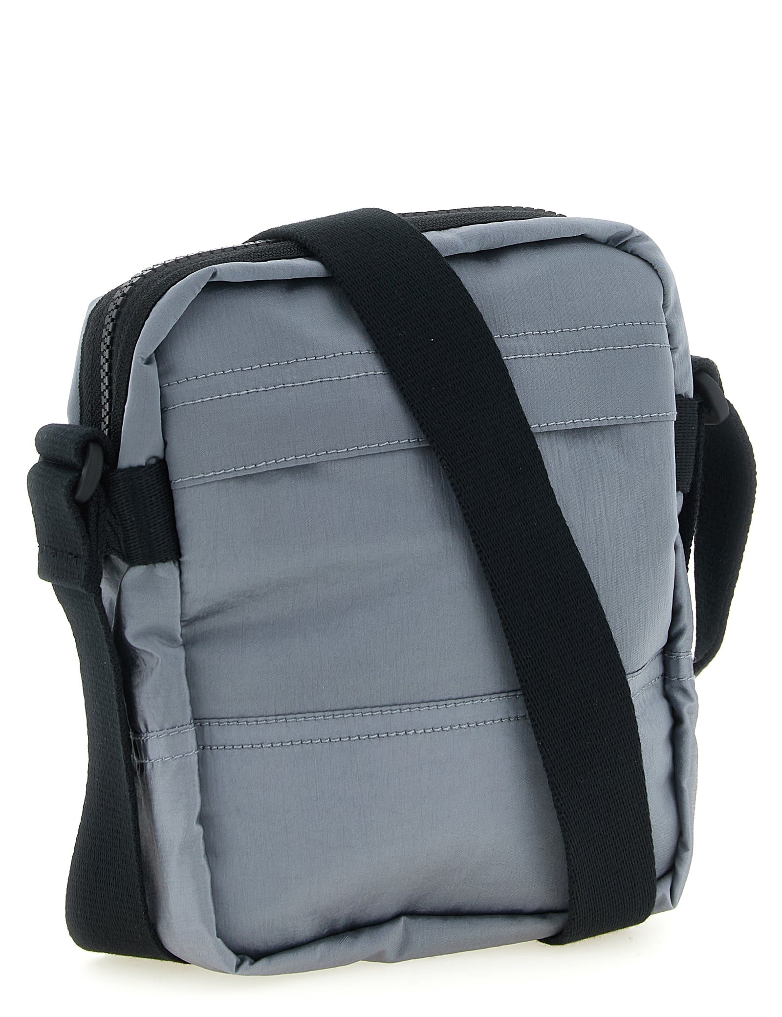 Stone Island Gray Nylon Metal Crossbody Bag