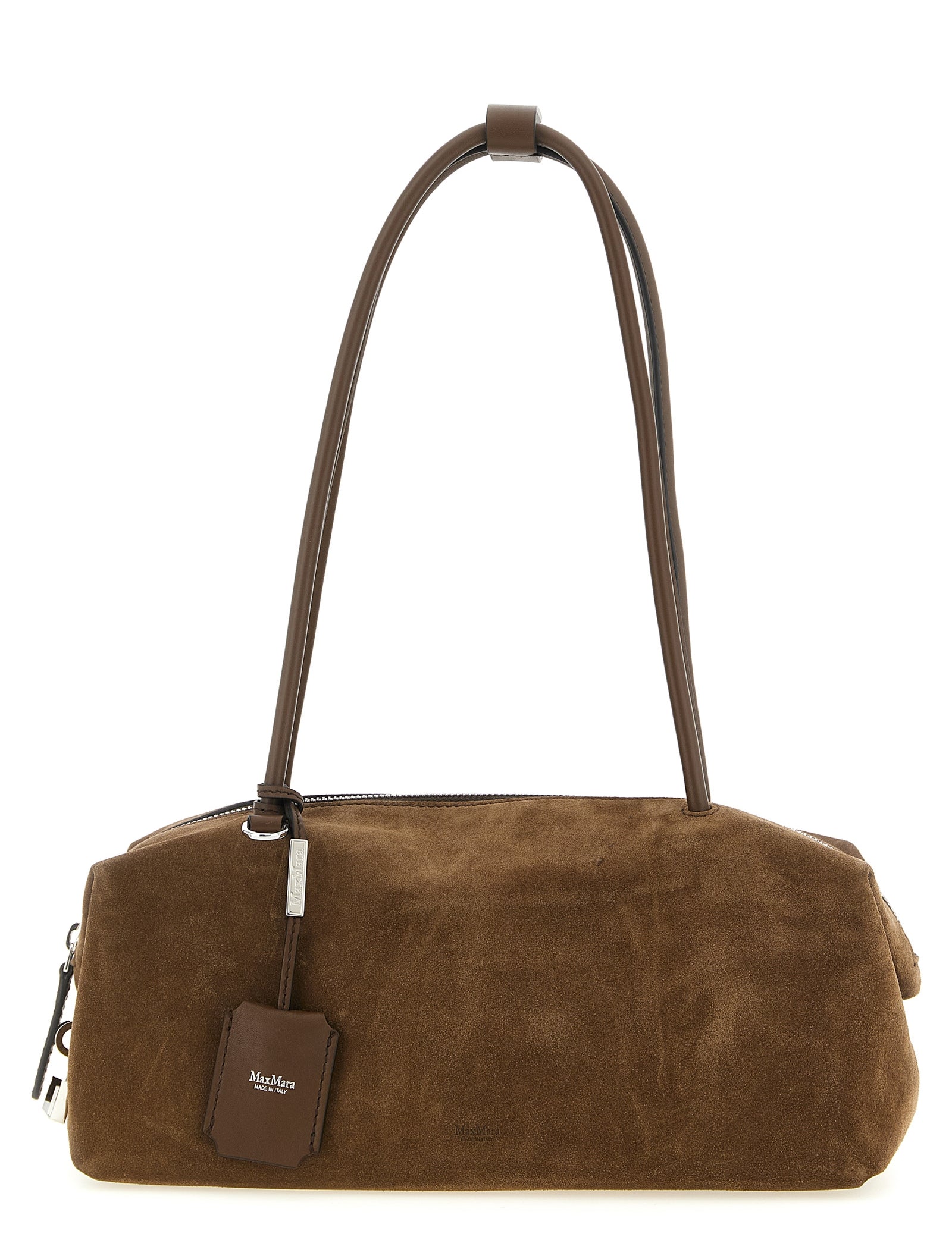 Max Mara Brown Calfskin Shoulder Bag