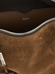 Max Mara Brown Calfskin Shoulder Bag