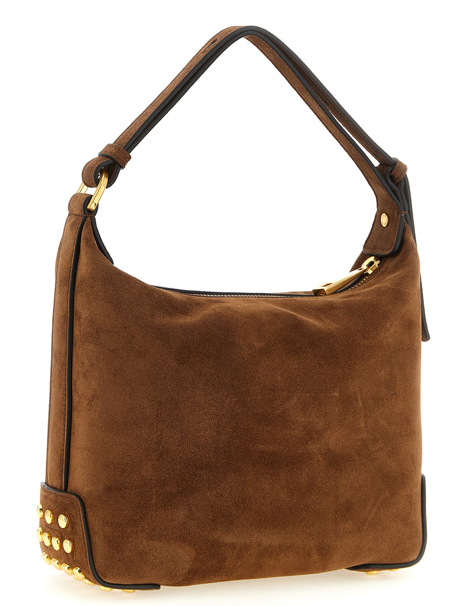 Tod's Brown Calfskin Shoulder Bag