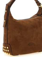 Tod's Brown Calfskin Shoulder Bag