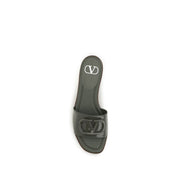 Valentino Garavani Bicolor Calf Leather Slide Sandals
