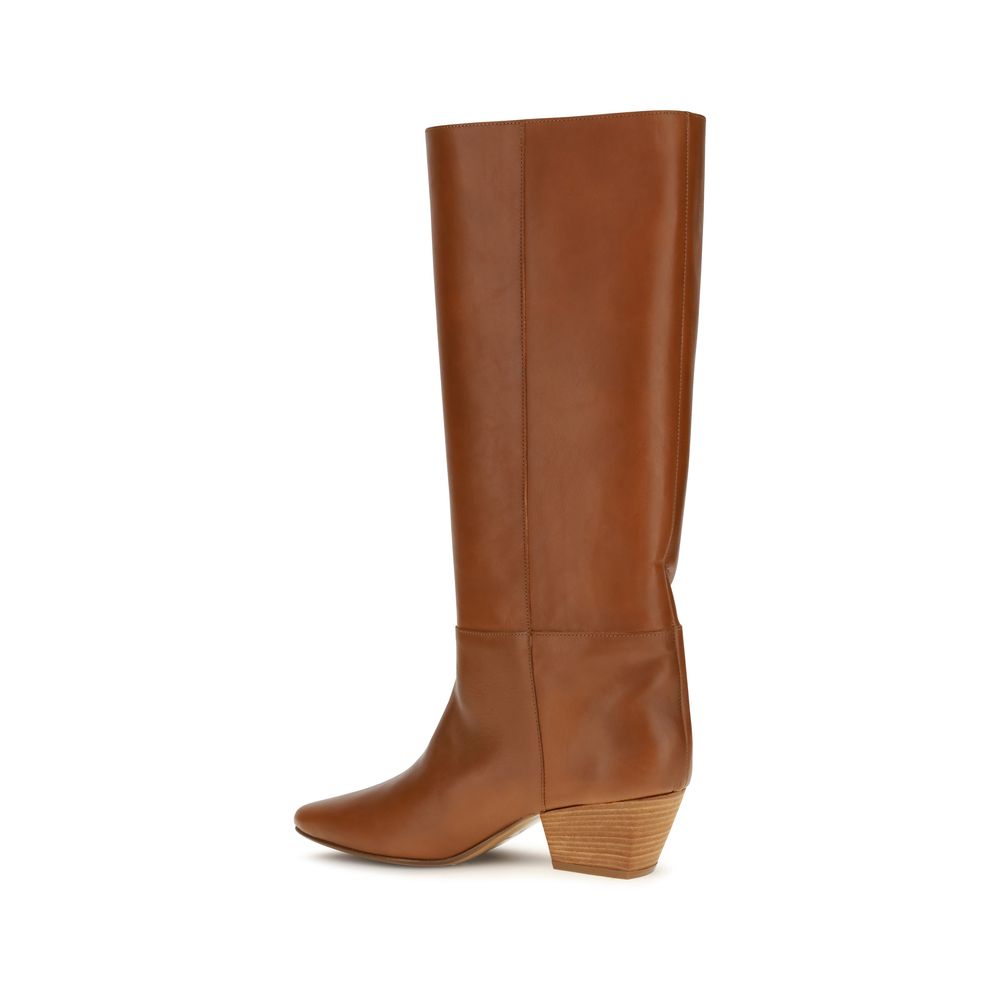 Forte_Forte Brown Calf Leather Ankle Boots