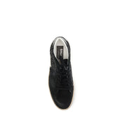 Golden Goose Black Calf Leather Low Top Sneakers