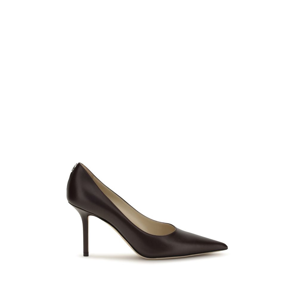 Jimmy Choo Brown Calf Leather High Heel Pumps