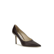 Jimmy Choo Brown Calf Leather High Heel Pumps