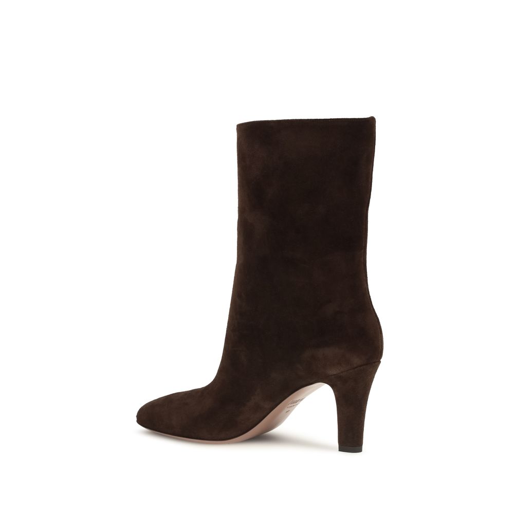 Paris Texas Brown Suede Ankle Boots