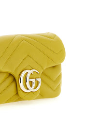 Gucci Yellow Lamb Leather Shoulder Bag