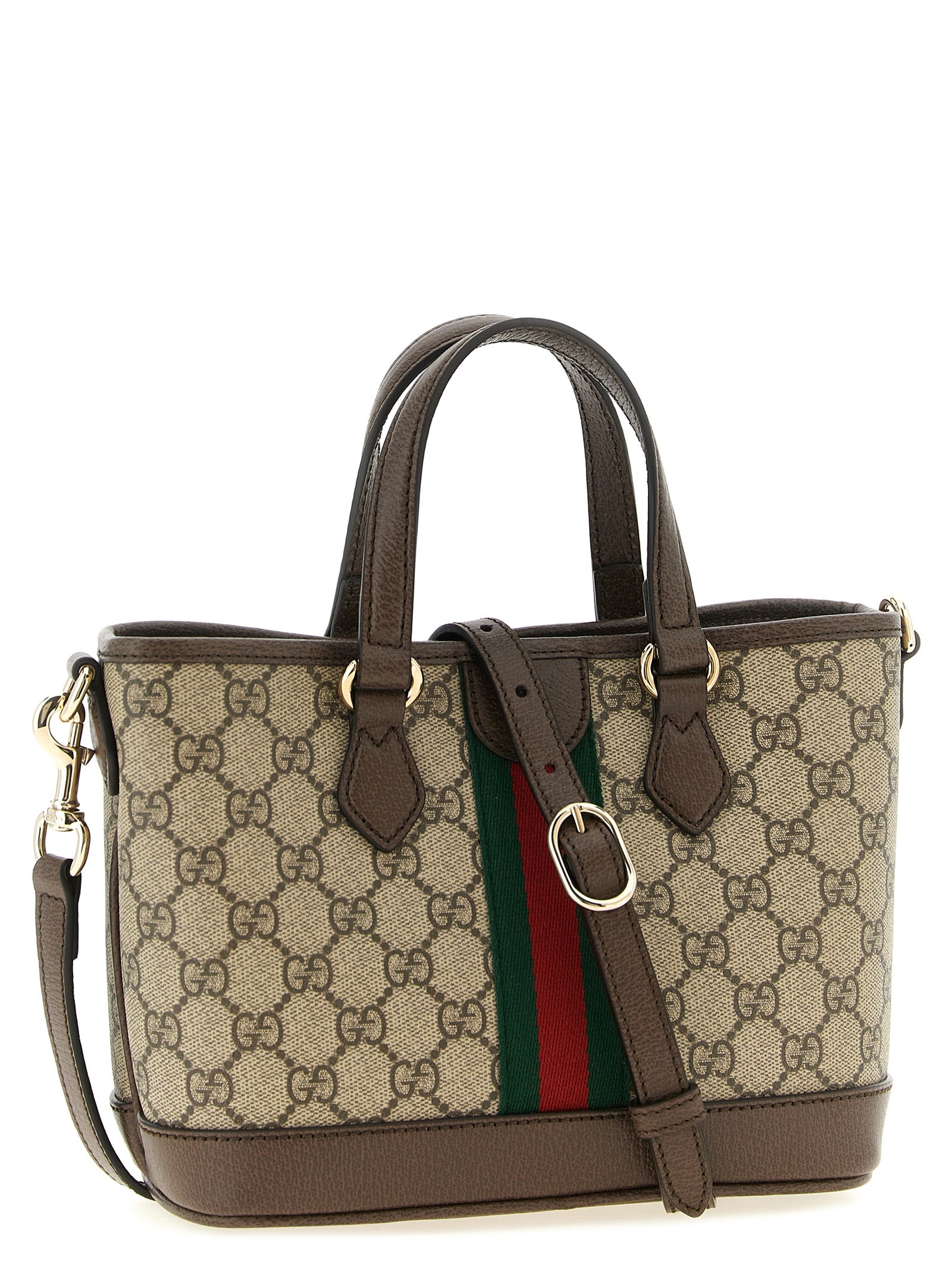 Gucci Multicolor Fabric Ophidia Small Tote Bag