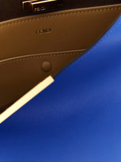 Fendi Blue Calfskin Handbag