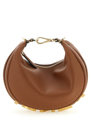 Fendi Brown Calfskin Mini Handbag