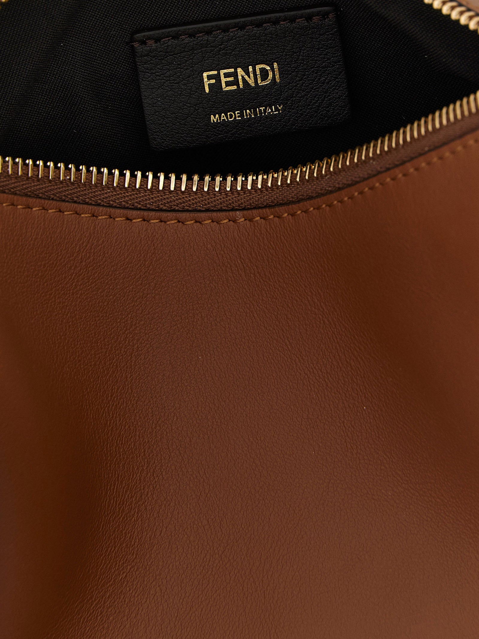 Fendi Brown Calfskin Mini Handbag