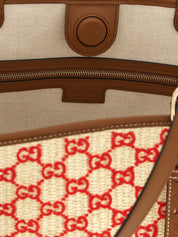 Gucci Multicolor Woven Shopping Bag