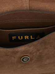 Furla Deep Chocolate Brown Calfskin Handbag