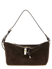 Furla Dark Brown Calfskin Shoulder Bag