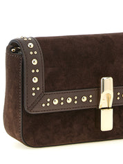 Furla Dark Brown Calfskin Crossbody Bag