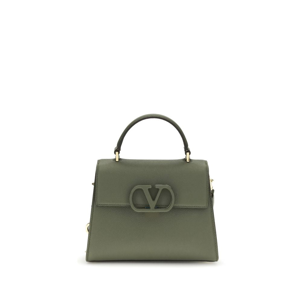 Valentino Garavani Bicolor Calf Leather Clutch Bag
