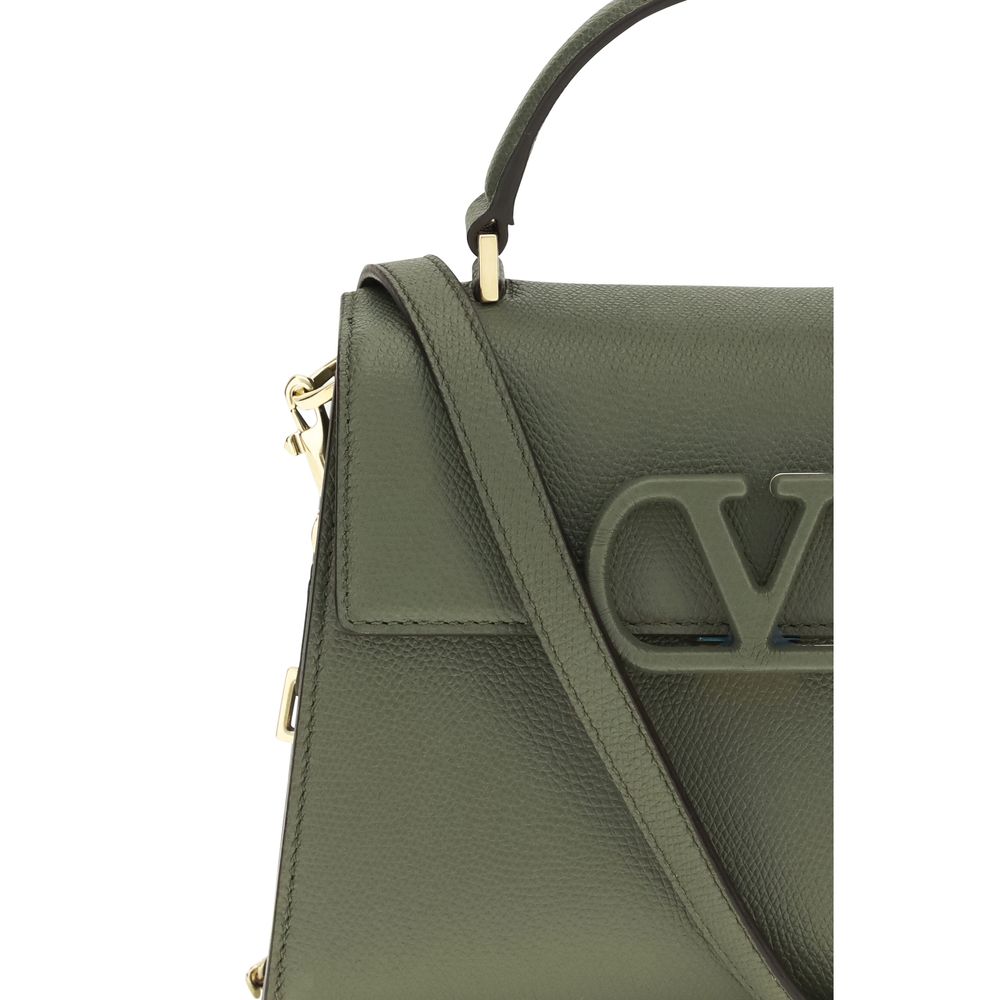 Valentino Garavani Bicolor Calf Leather Clutch Bag