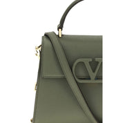 Valentino Garavani Bicolor Calf Leather Clutch Bag