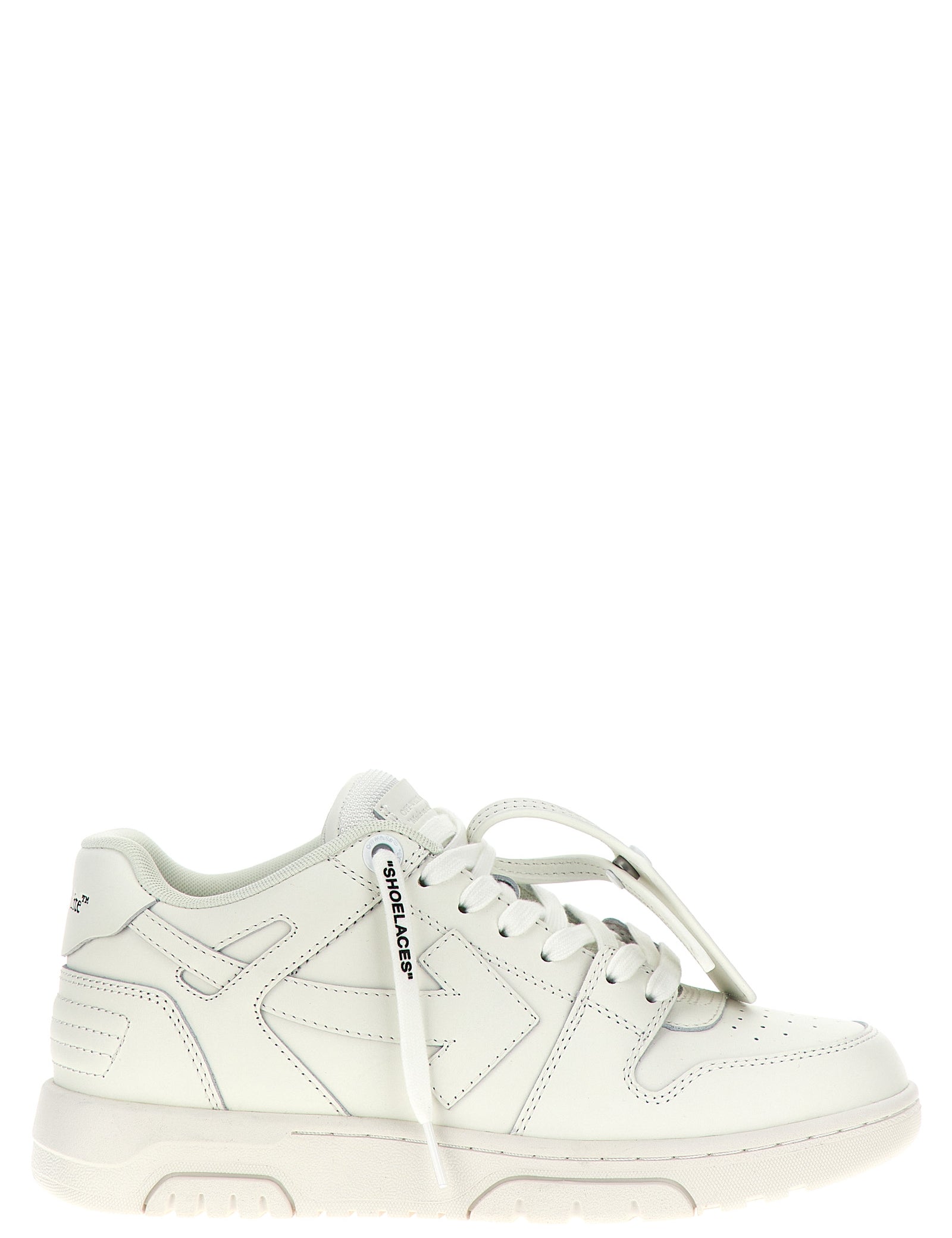 Off-White White Calfskin Low Top Sneakers