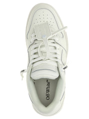 Off-White White Calfskin Low Top Sneakers