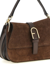 Furla Chocolate Brown Calfskin Mini Handbag
